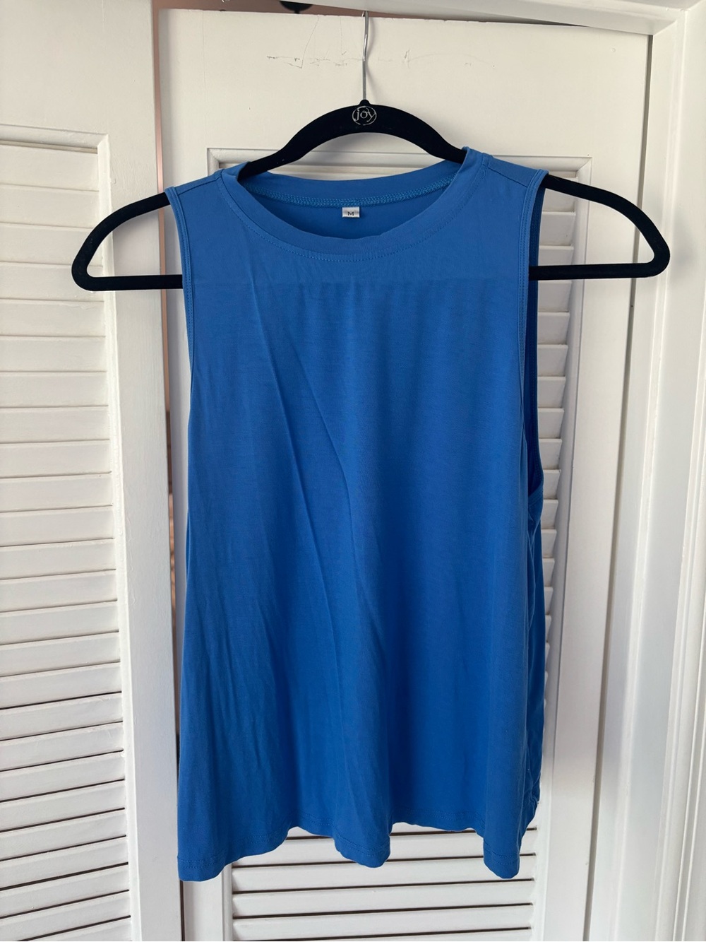 Blue Sleeveless Women's Tank Top